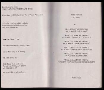 Harry Harrison: Bill, galaktický hrdina
