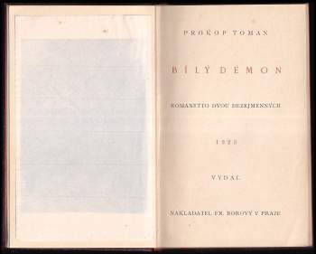 Prokop Toman: Bílý démon