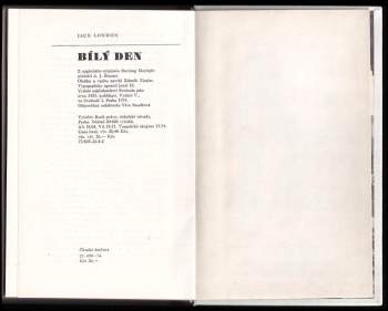 Jack London: Bílý Den