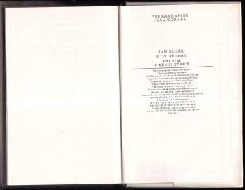 Ján Kozák: Bílý hřebec ; Podzim v kraji tygrů