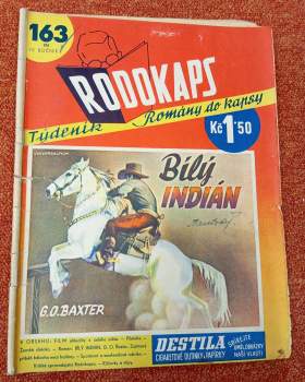 Bílý indián - Romány do kapsy - Rodokaps 163 (6)  - ročník IV.