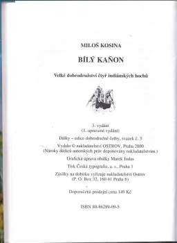 Miloš Kosina: Bílý kaňon