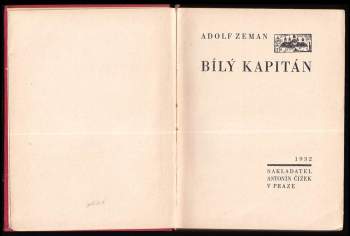 Adolf Zeman: Bílý kapitán