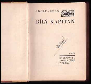 Adolf Zeman: Bílý kapitán