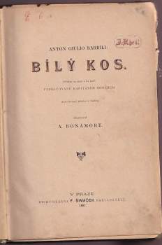 Anton Giulio Barrili: Bílý kos