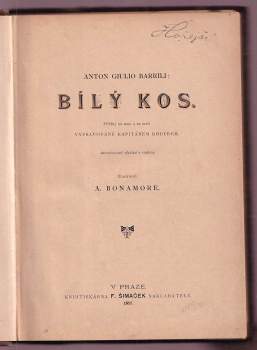 Anton Giulio Barrili: Bílý kos