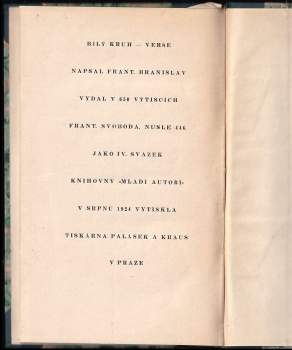 František Branislav: Bílý kruh