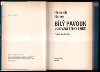 Heinrich Harrer: Bílý pavouk