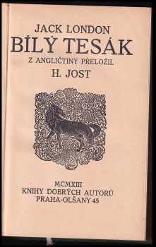 Jack London: Bílý Tesák