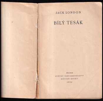 Jack London: Bílý tesák S OBÁLKOU