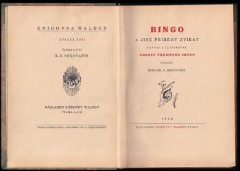 Ernest Thompson Seton: Bingo a jiné příběhy zvířat