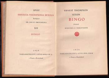 Ernest Thompson Seton: Bingo