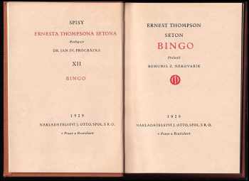 Ernest Thompson Seton: Bingo