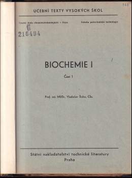 Vladislav Šícho: Biochemie