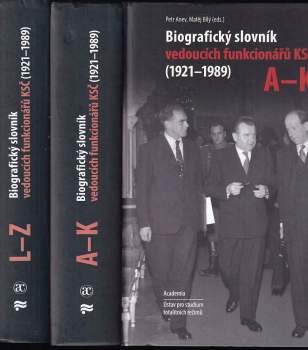 Biografický slovník vedoucích funkcionářů KSČ (1921-1989)