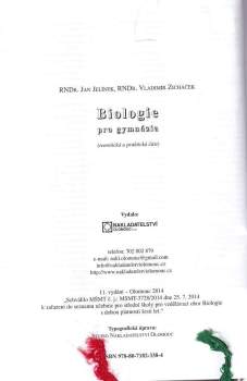 Jan Jelínek: Biologie pro gymnázia