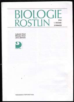Lubomír Kincl: Biologie rostlin