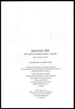 Bruce H Lipton: Biologie víry