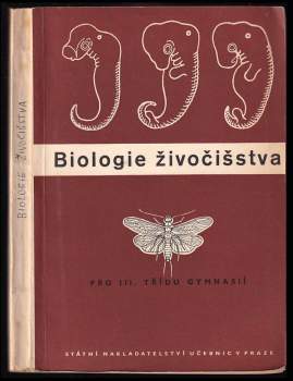 Biologie živočišstva pro 3. třídu gymnasií