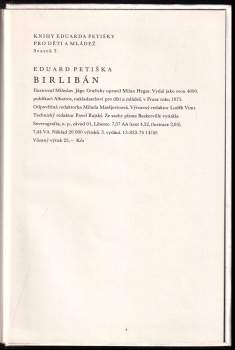 Eduard Petiška: Birlibán