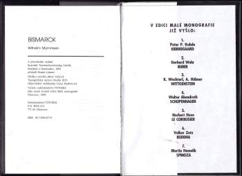 Wilhelm Mommsen: Bismarck