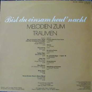 Various: Bist Du Einsam Heut' Nacht (Melodien Zum Träumen)