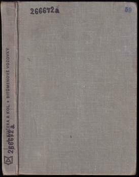 Alfonz Kučera: Bitúmenové vozovky