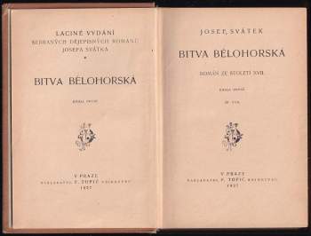 Josef Svátek: Bitva bělohorská
