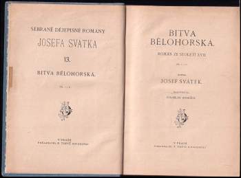 Josef Svátek: Bitva bělohorská