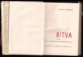 Claude Farrère: Bitva