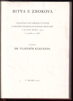 Vladimír Klecanda: Bitva u Zborova