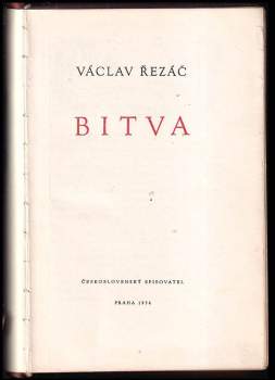 Václav Řezáč: Bitva