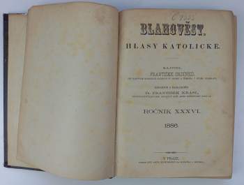 František Krasl: Blahověst - hlasy katolické, ročník 36., kompletní
