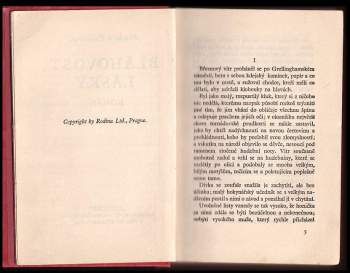Margaret Pedler: Bláhovost lásky