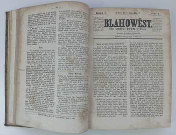 Blahowěst - Hlas katolické jednoty w Praze, ročník pátý, kompletní
