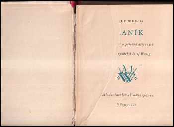 Adolf Wenig: Blaník