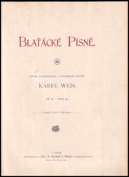 Karel Weis: Blaťácké písně