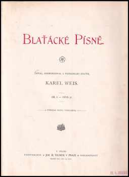 Karel Weis: Blaťácké písně