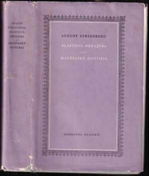 Bláznova obhajoba ; Manželské historie - August Strindberg, August trindberg (1984, Odeon) - ID: 774607