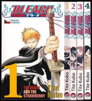 Bleach 1 - 4 The death and the strawberry + Goodbye parakeet, goodnite my sista + Memories in the rain + Quincy archer hates you - Tite Kubo, Tite Kubo, Tite Kubo, Tite Kubo (2012, Crew) - ID: 812921