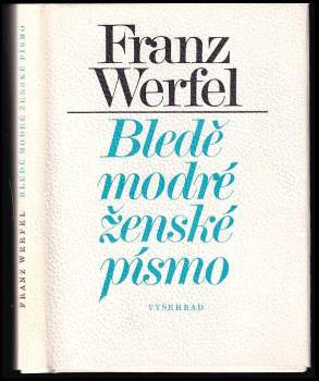 Bledě modré ženské písmo