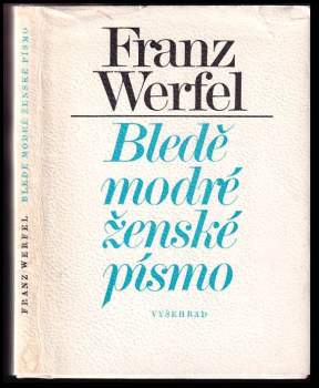Bledě modré ženské písmo