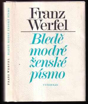 Bledě modré ženské písmo