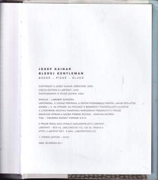 Josef Kainar: Bledej gentleman