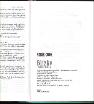 Robin Cook: Blízký konec