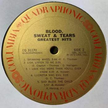 Sweat And Tears Blood: Blood, Sweat & Tears Greatest Hits
