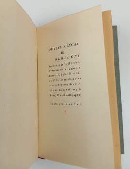 Jaroslav Durych: Bloudění