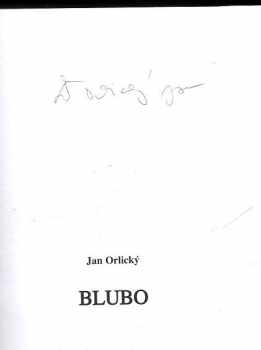 Jan Orlický: Blubo