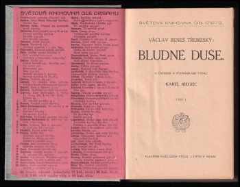Václav Beneš-Třebízský: Bludné duše