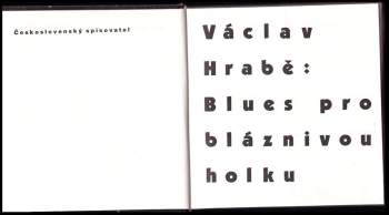 Václav Hrabě: Blues pro bláznivou holku